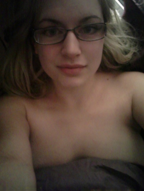 Blonde girl takes non nude selfies in various places around her house