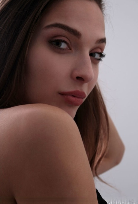 Hot teen Santa uncovers her perky tits while getting naked to shower
