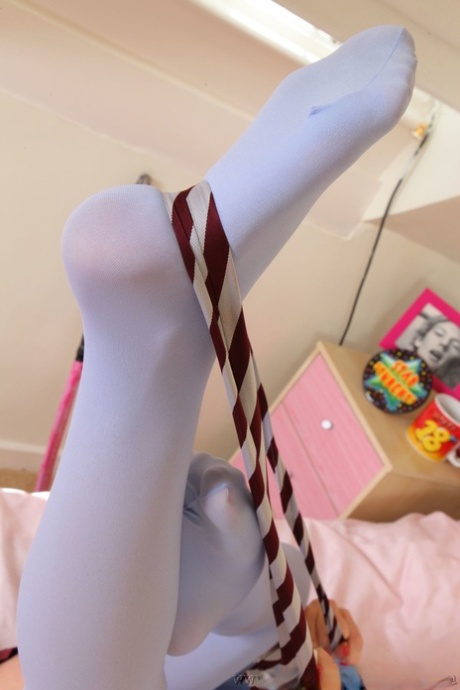 Curvy blonde angel Brooke G reveals her hard nips and big tits in a dorm room