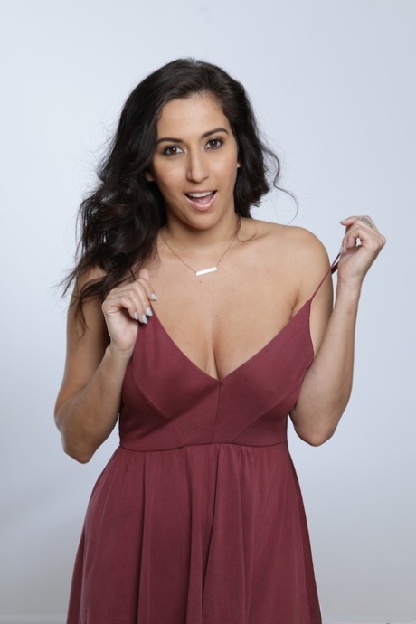 Foxy April O'neil displaying her magical boobs and super hairy twat