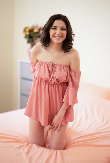 Brunette teen Luna Daniels shamelessly fucks and sucks her stepbro's big cock